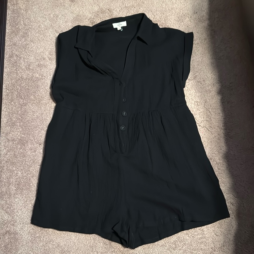 Entro brand black romper - size large - used, like new condition (worn 1x)